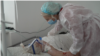 Ukraine - record numbers of COVID-19 - patients at hospital in Kharkiv region - screen grab from UNICEF Ukraine video