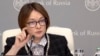 Эльвира Набиуллина во время брифинга в Центробанке в октябре 2024 года