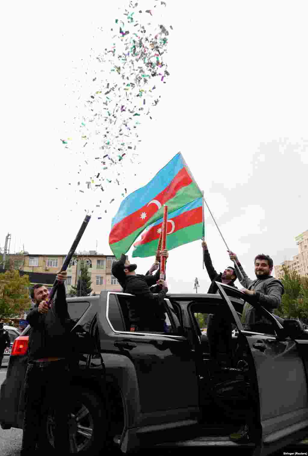 Street celebrations broke out across Baku, the Azerbaijani capital, on November 8, 2020 after President Ilham Aliyev announced that Azerbaijan's army had retaken Shusha (Shushi). Azerbaijan lost control of the town more than 28 years ago, in May 1992. 