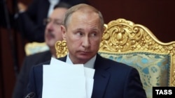 Путин на саммите ОДКБ в Душанбе