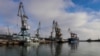 Морской порт в оккупированном Бердянске Запорожской области 