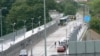 Border bridge connecting Narva (Estonia) and Ivangorod (Russia)